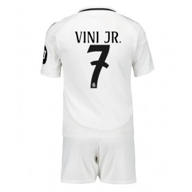 Real Madrid Vinicius Junior #7 Replica Home Minikit 2024-25 Short Sleeve (+ pants)